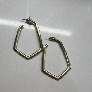 Kendra Scott Lonnie Hoop Earrings - Gold